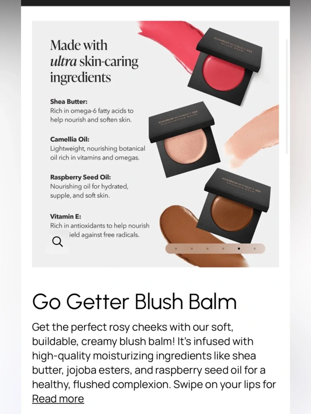 Color Street Go Getter Blush Balm